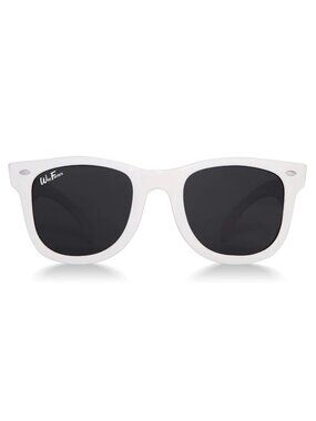 WEEFARERS Original White Sunglasses Size Ages 7-12 NEW NIB